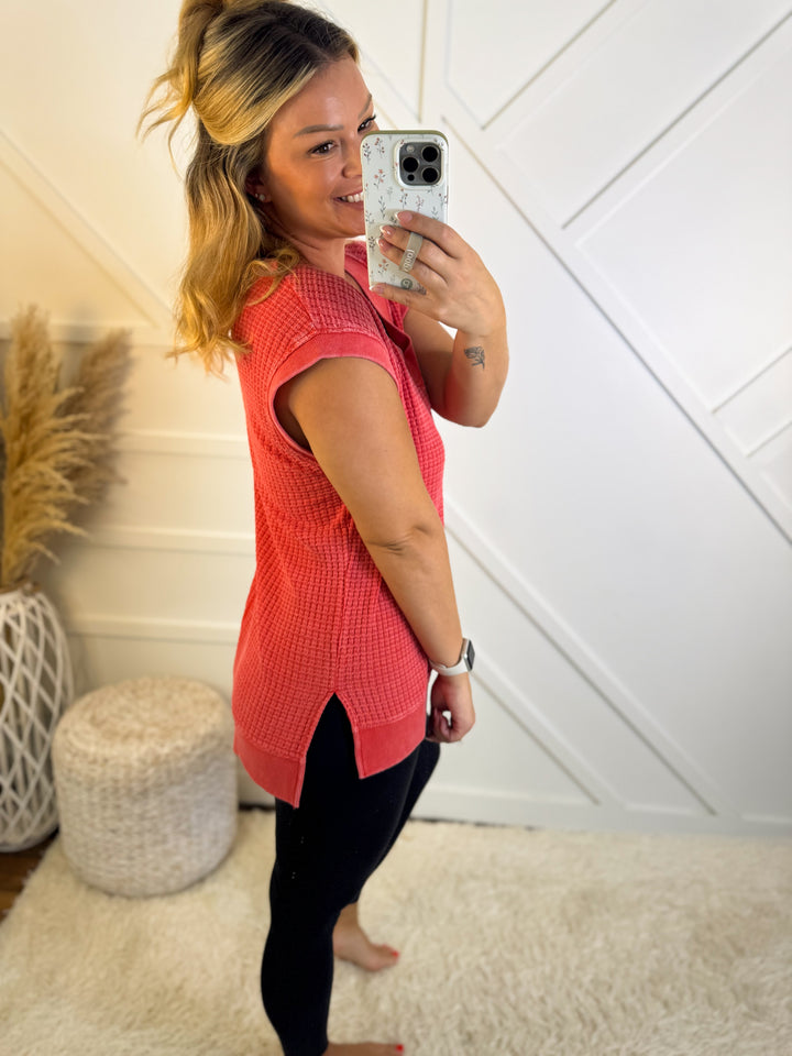 Glazed Cherry Knit Top