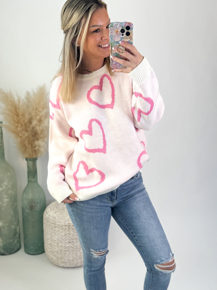 All My Love Heart Sweater