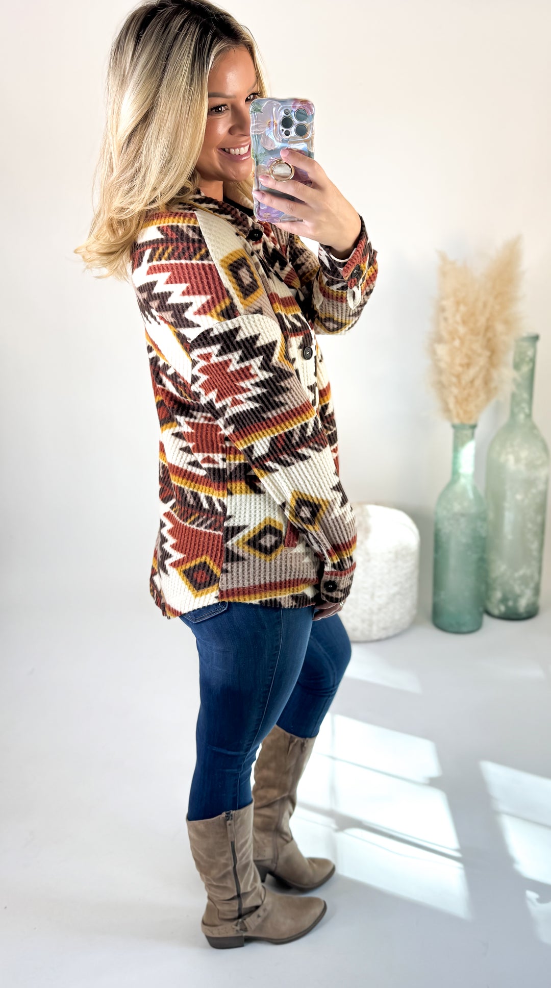 Western Ember Shacket