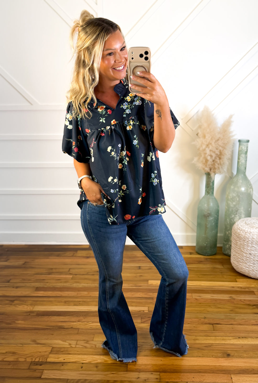 Midnight Garden Blouse