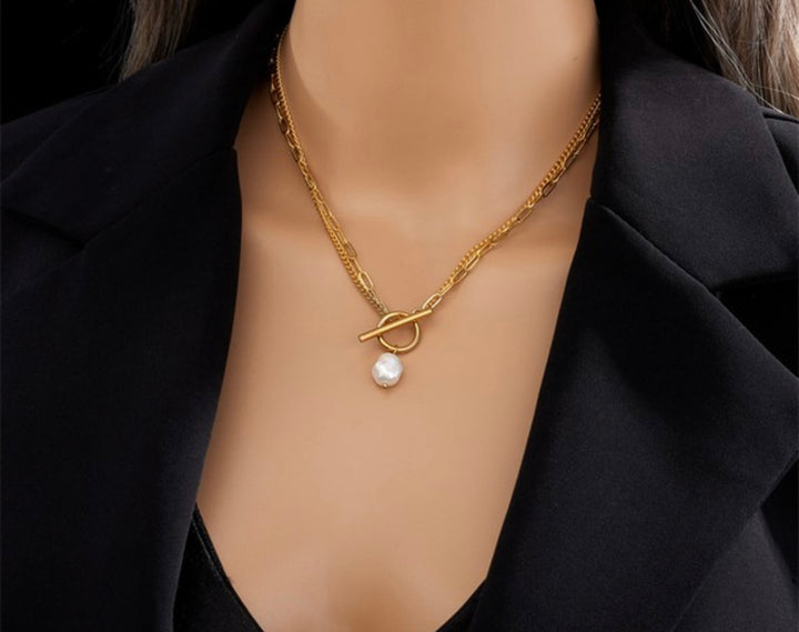 18k non tarnish Stainless Steel Chain Necklace