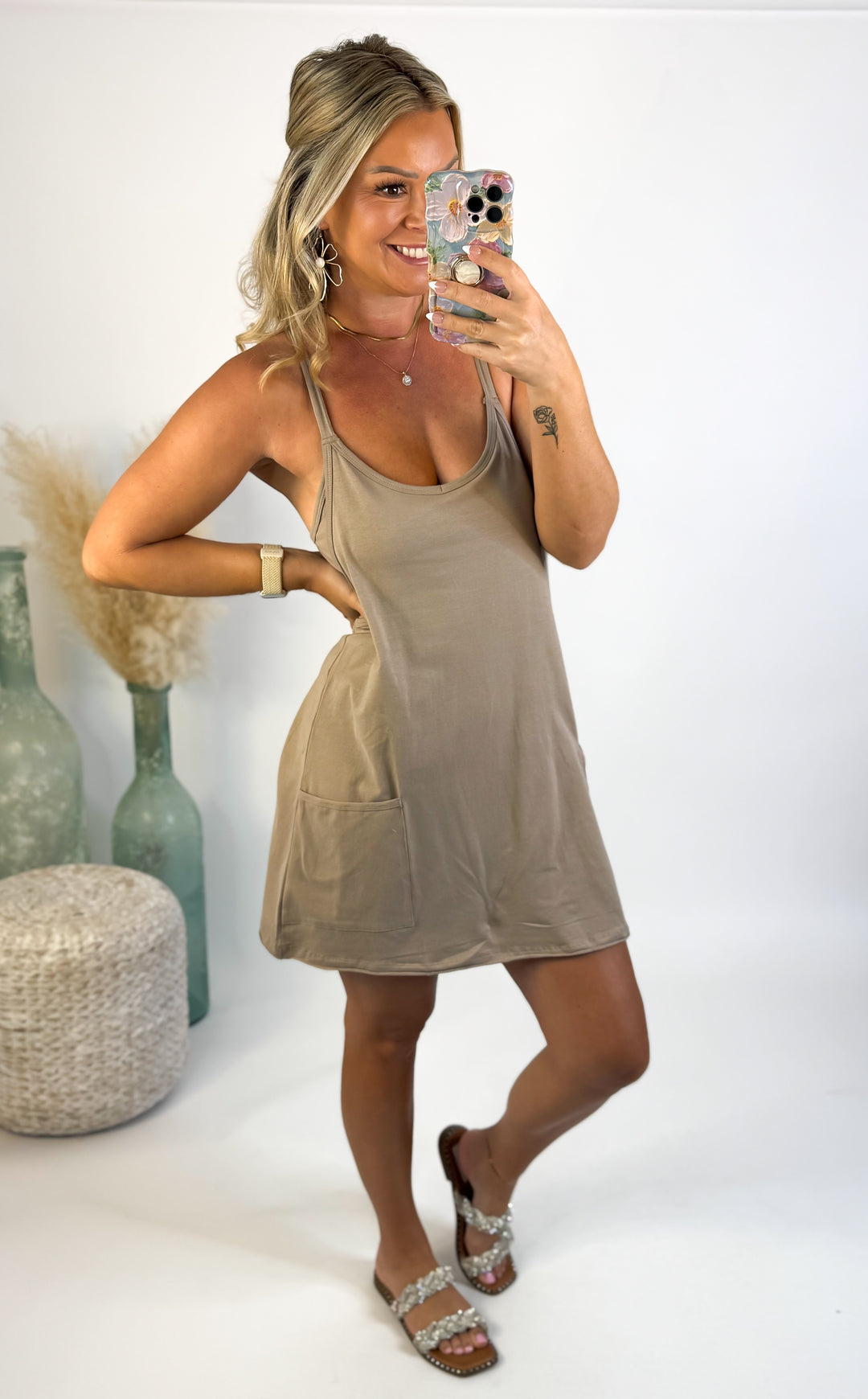 Main Character Romper Dress