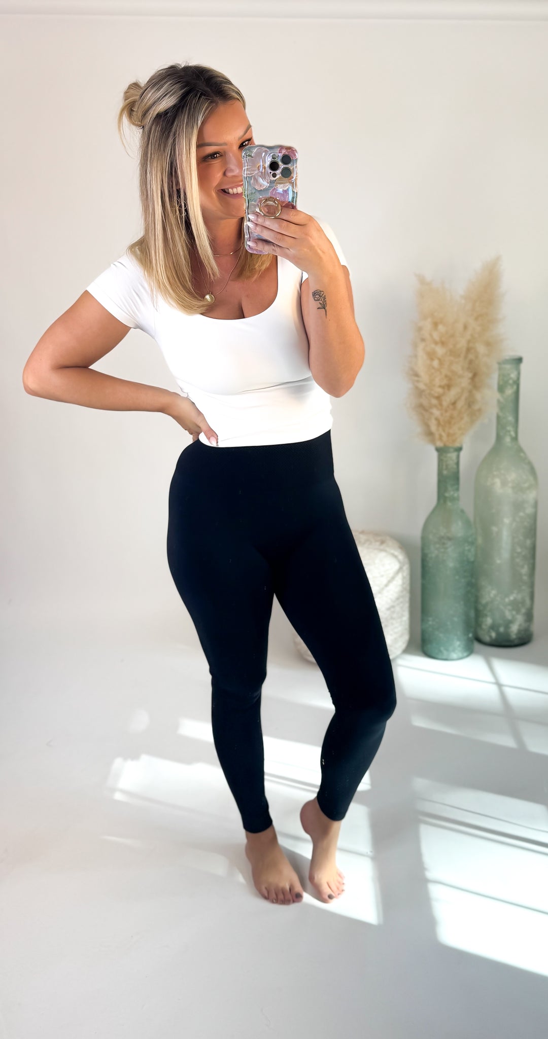 ⭐Door Buster⭐ Fleece Leggings Black/Navy/Burgundy/Charcoal