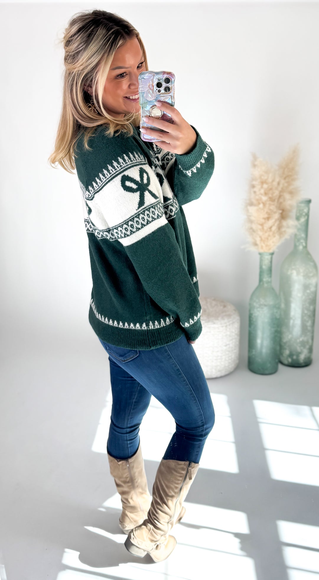 Holly Jolly Bow Sweater