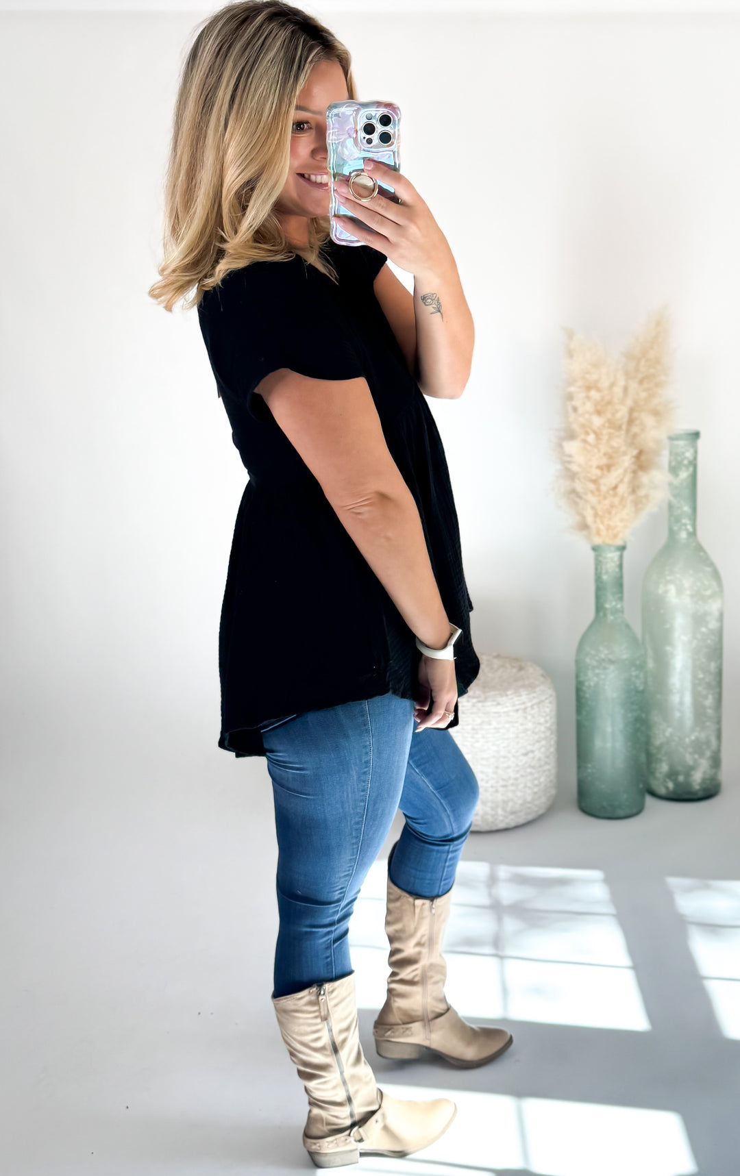 Sweet Magnolia Gauze Top