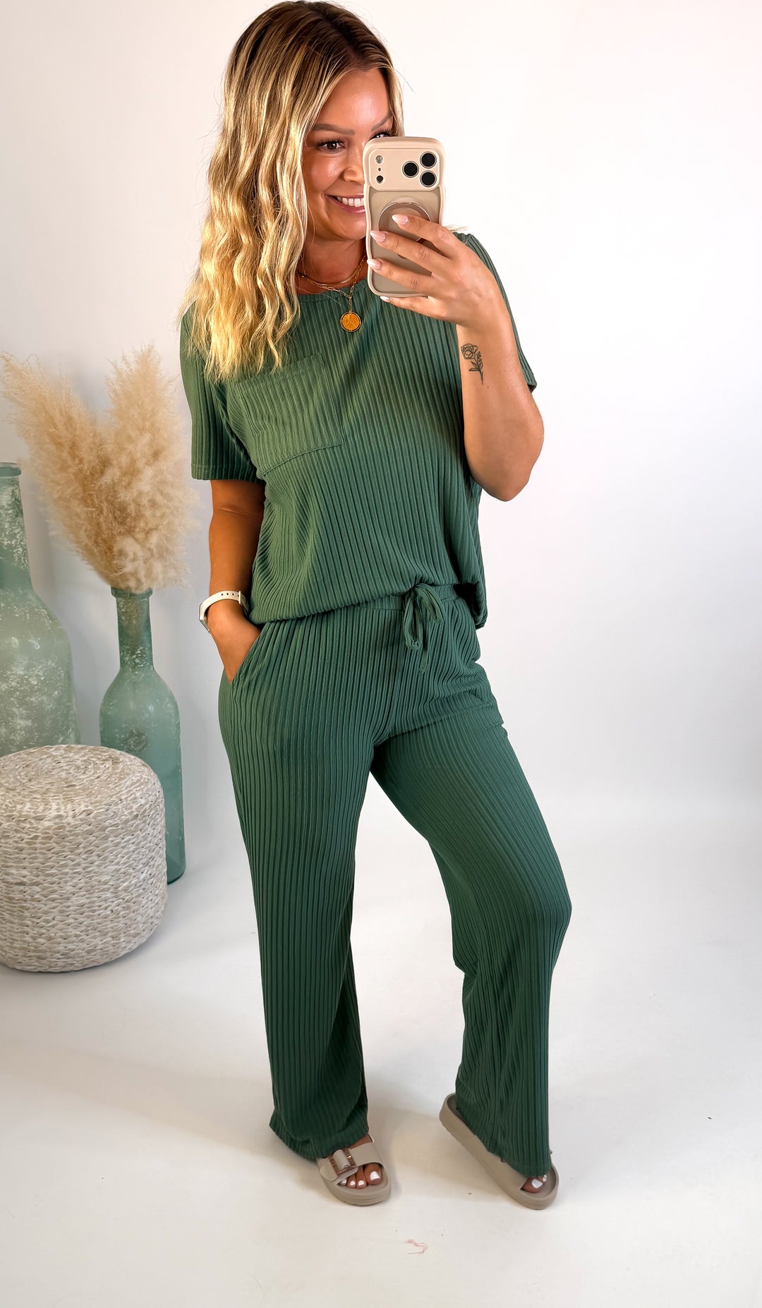 Easy Days Ribbed Lounge Set