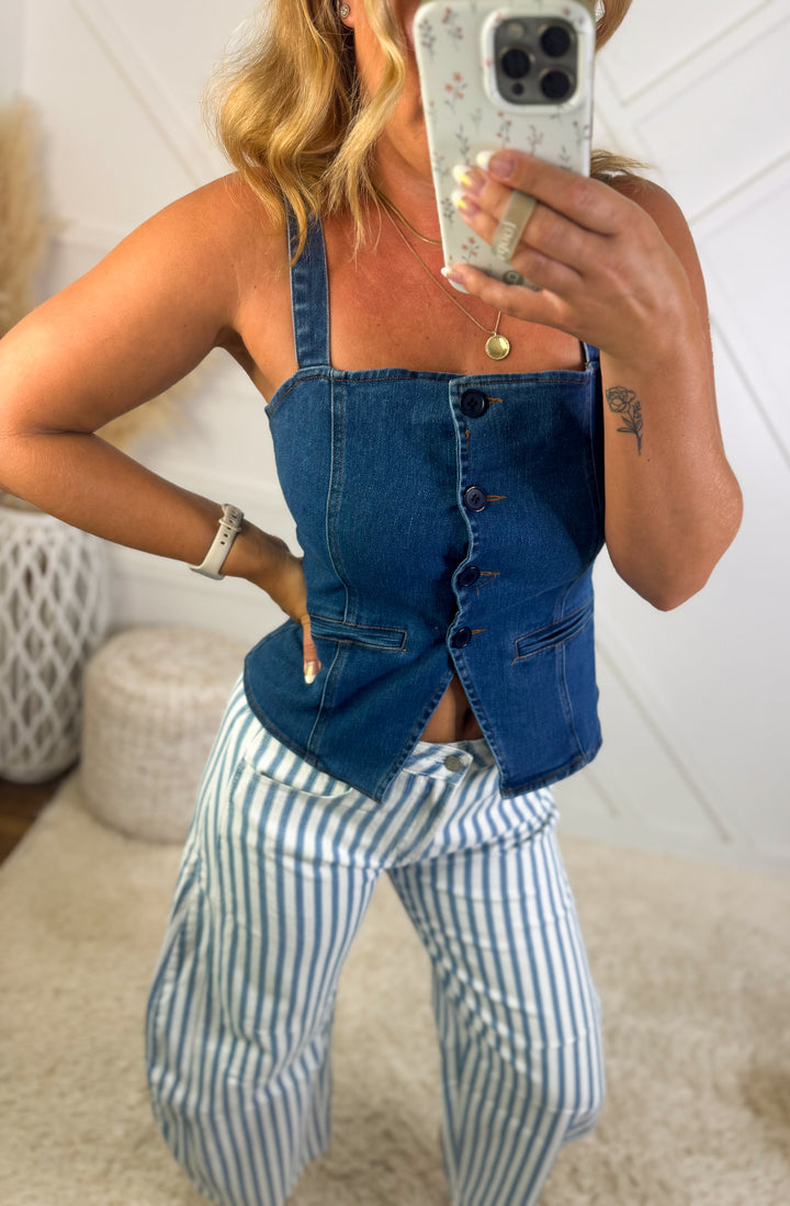 Backroad Beauty Denim Top