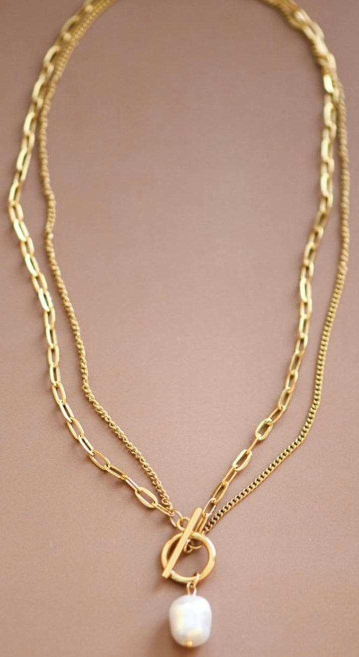 18k non tarnish Stainless Steel Chain Necklace