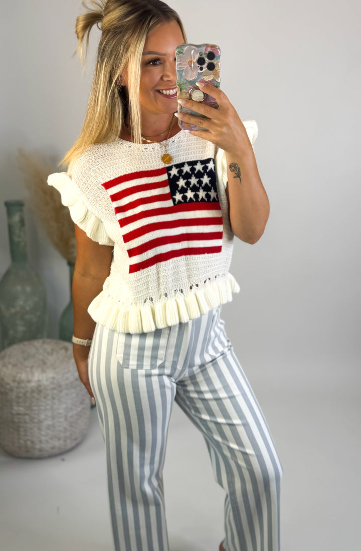 Stars, Stripes & Sweet Tea Sweater Tee