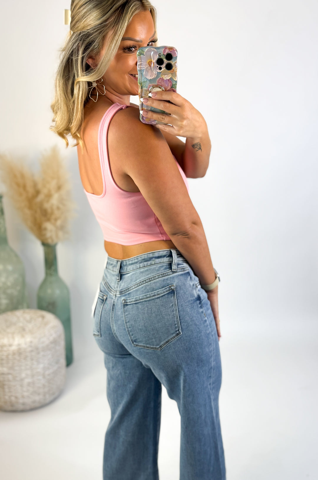 Blush Sculpt Crop Top