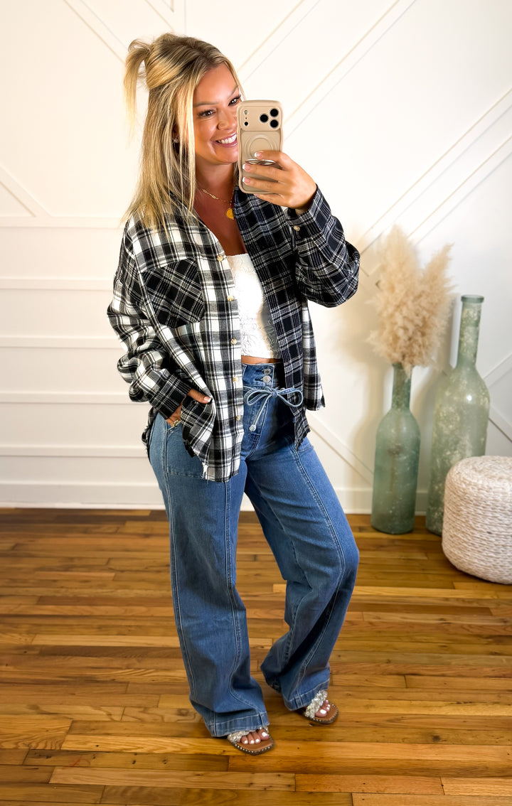 Autumn Drift Plaid Flannel