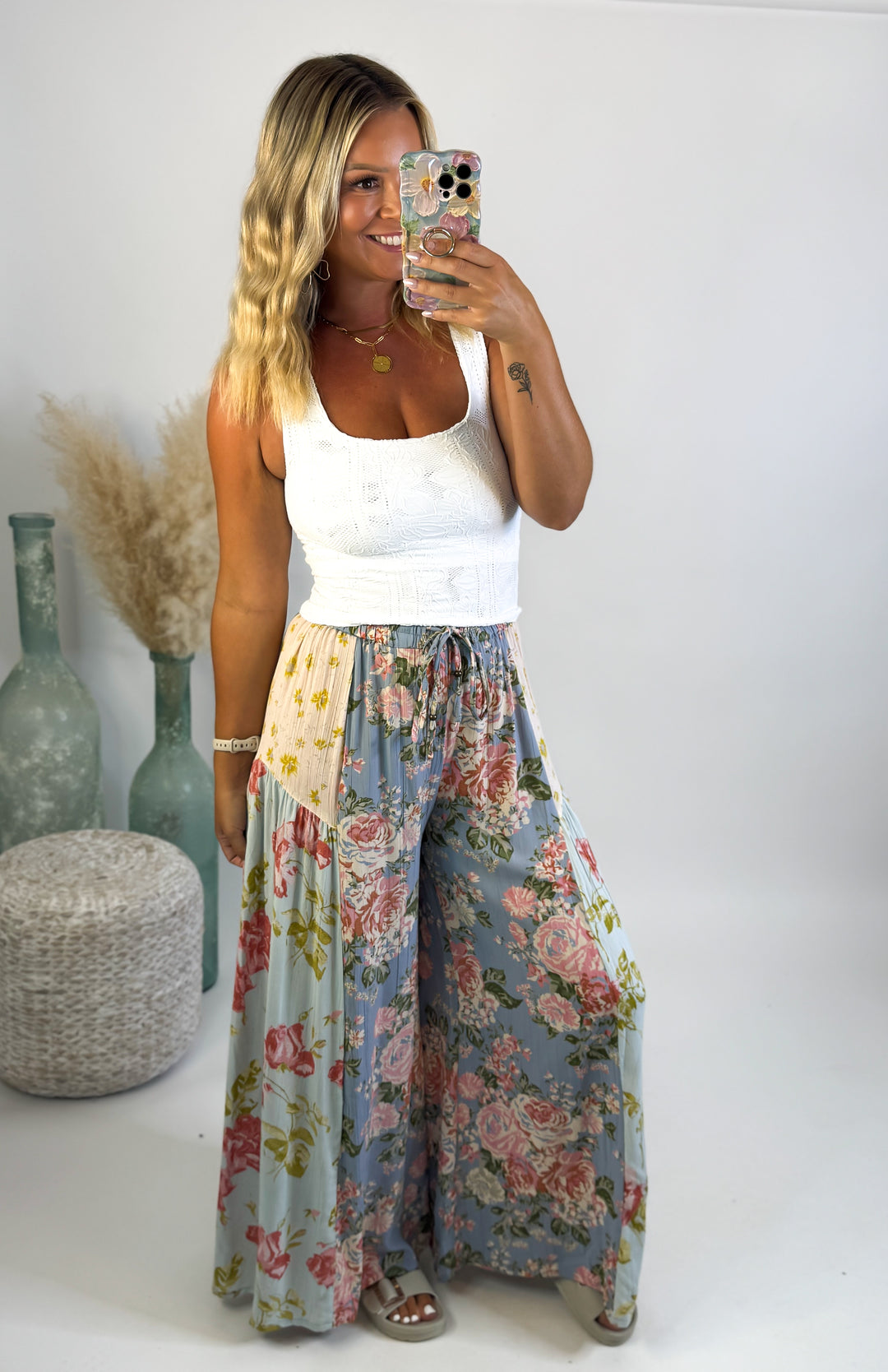 Secret Garden Palazzo Pants