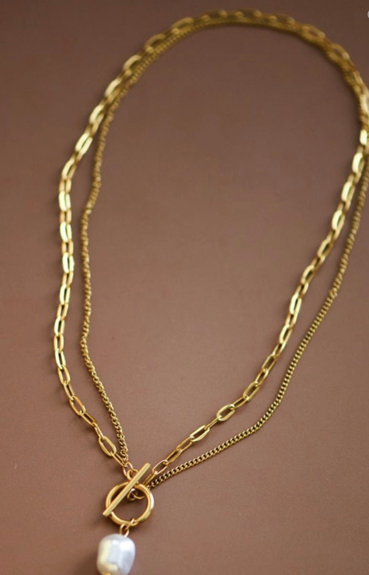 18k non tarnish Stainless Steel Chain Necklace