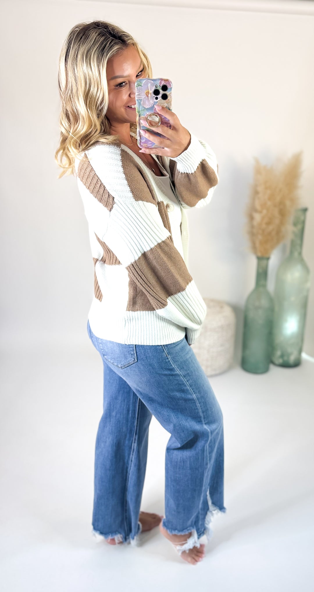 Sandstone Stripes Cardigan