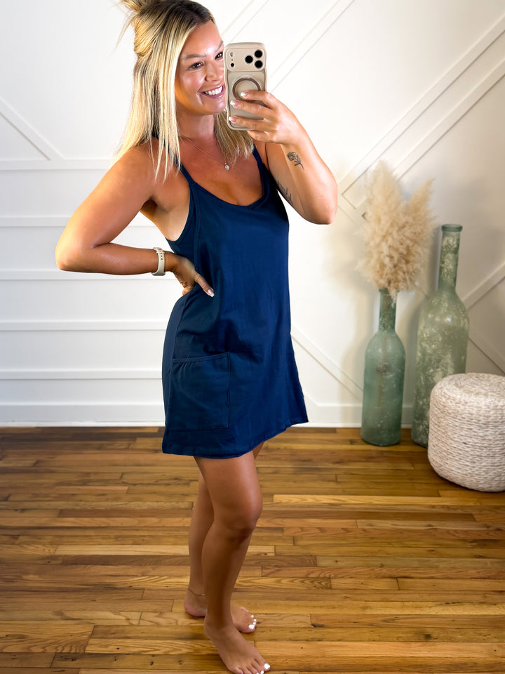 Main Character Romper Dress