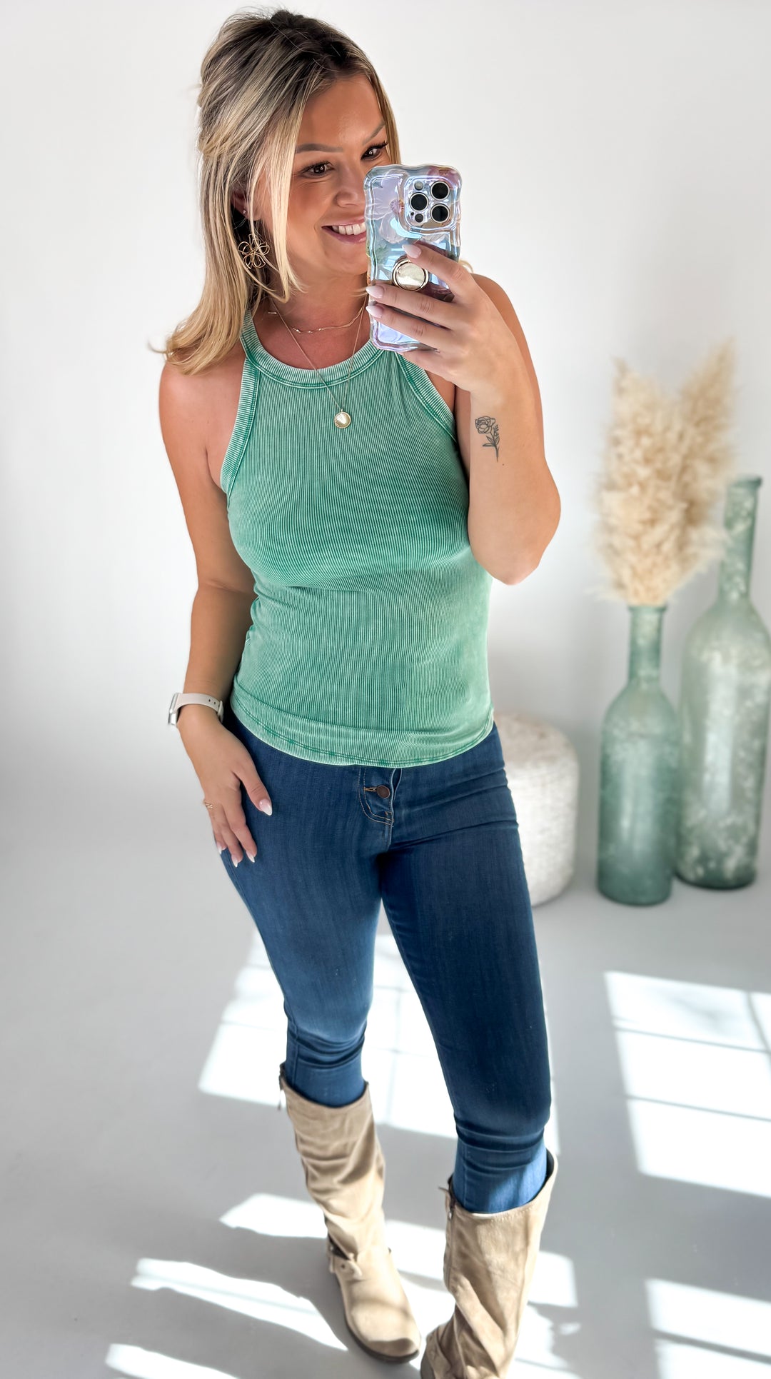 ⭐Door Buster⭐ Lucky Luxe Rib Tank