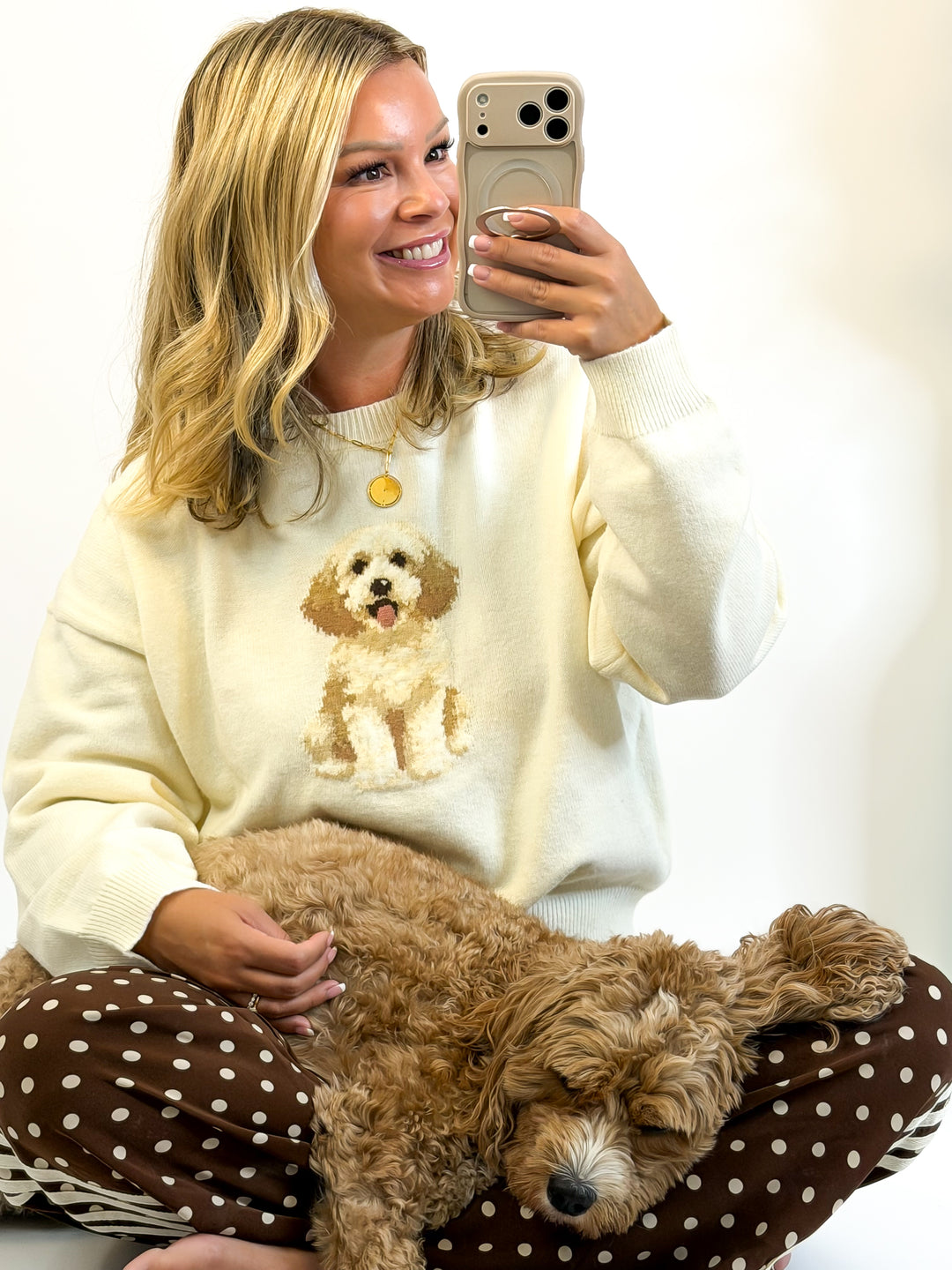 Doodle Puppy Love Sweater