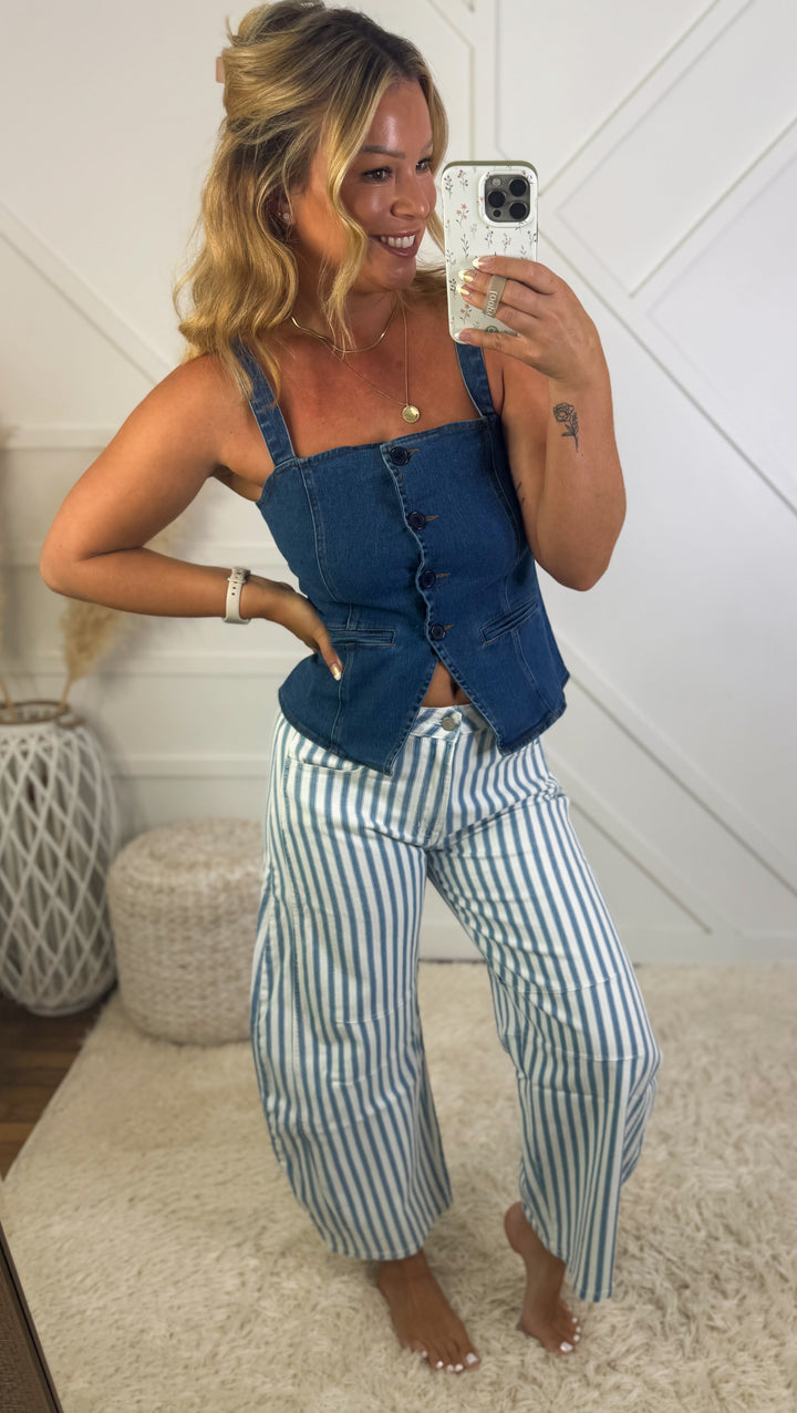 Backroad Beauty Denim Top