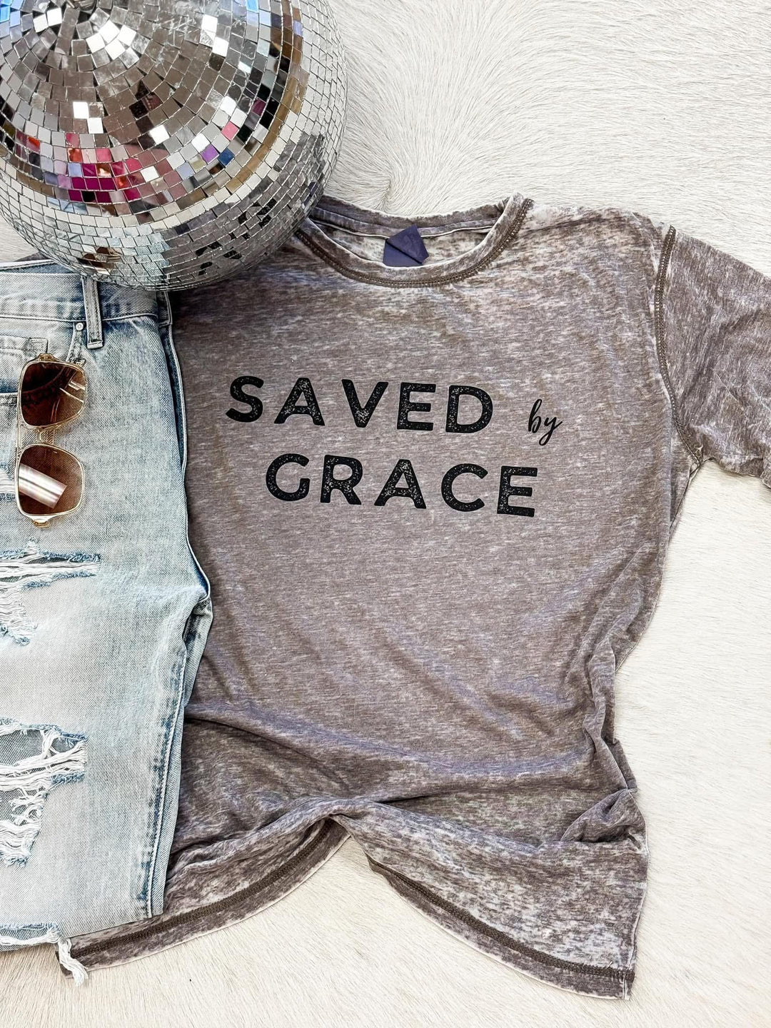 *Preorder* Saved By Grace Tee