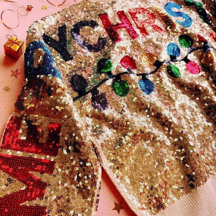 *Preorder* Sequin Merry Christmas Sweater