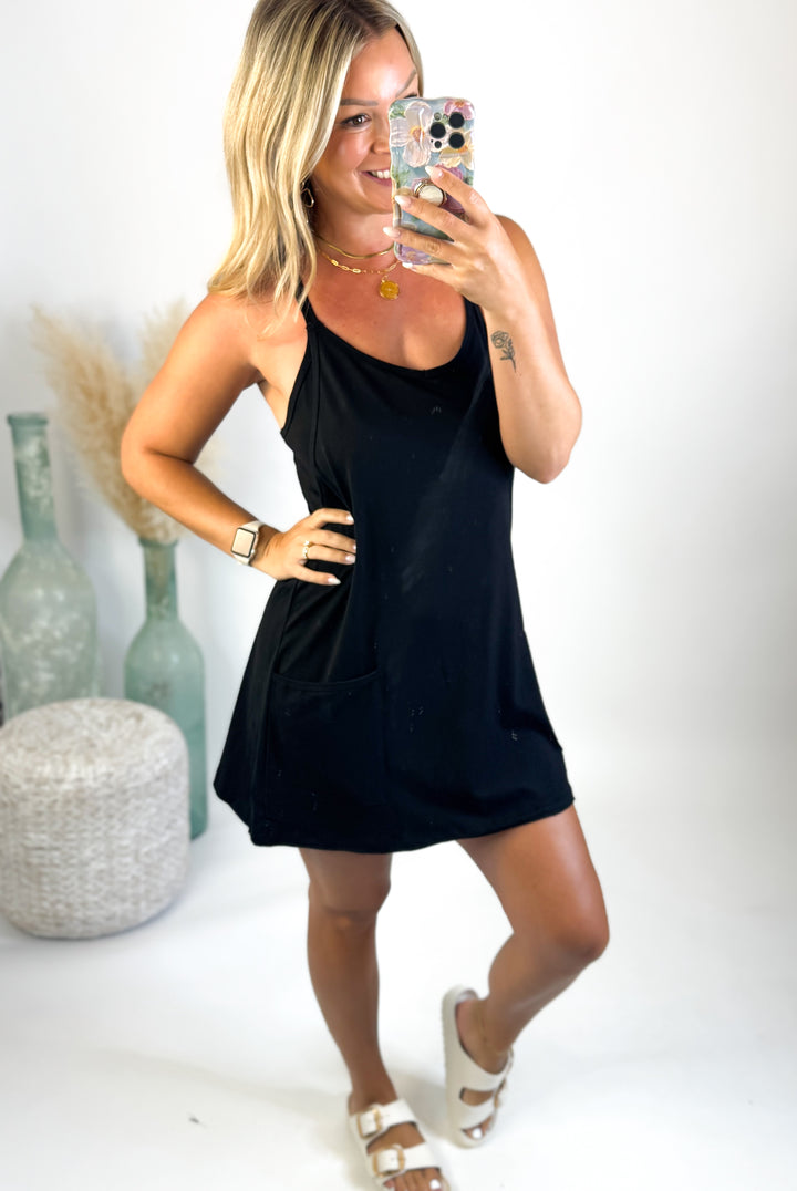 Main Character Romper Dress