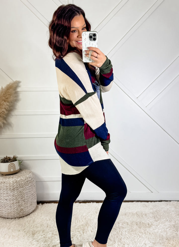 Marley Loose V Neck Top