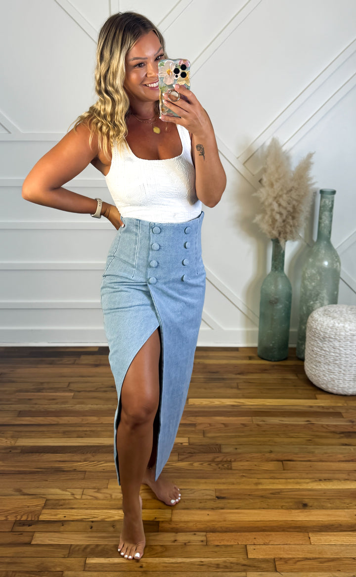 Salt & Sail Denim Skirt