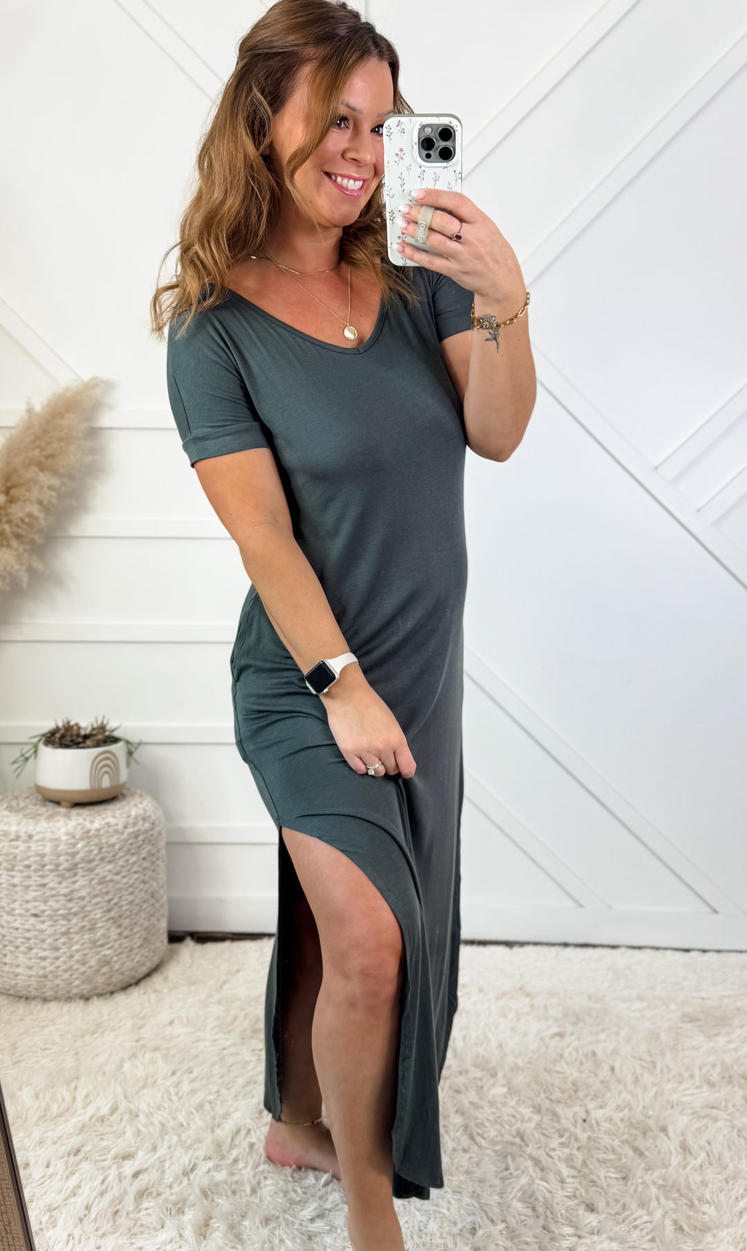Kaydee Short Sleeve Maxi Dress