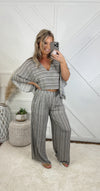 Jessica Woven Pant and Top Set