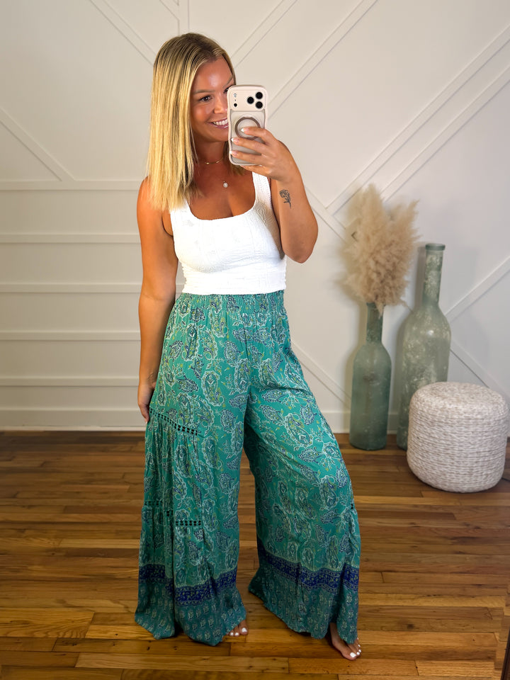Seabreeze Serenade Palazzo Pants
