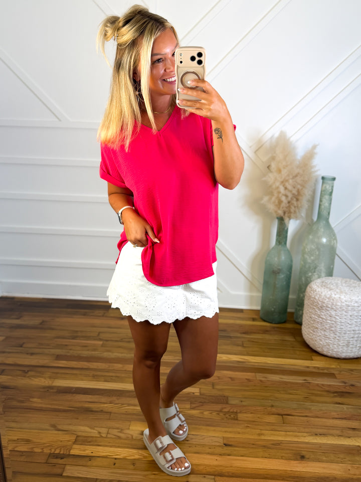 Pop of Paradise Top