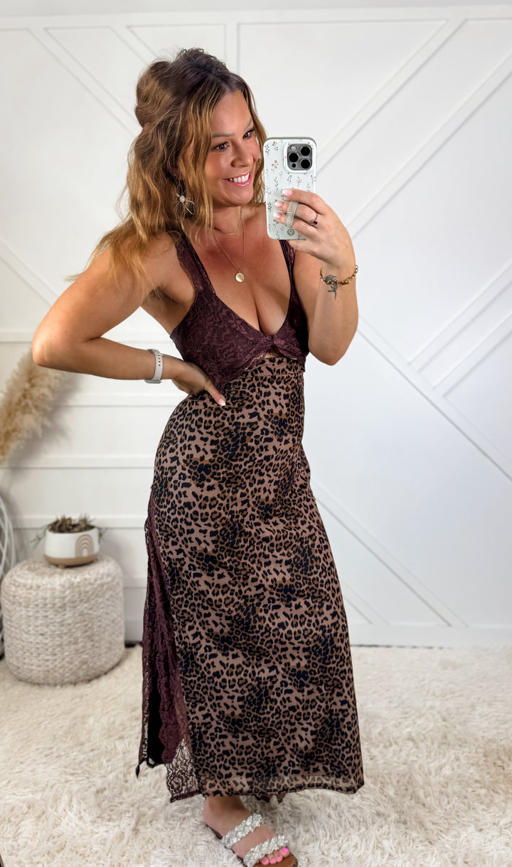 Suddenly Fierce Maxi Slip Dress