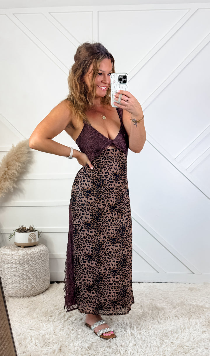 Suddenly Fierce Maxi Slip Dress