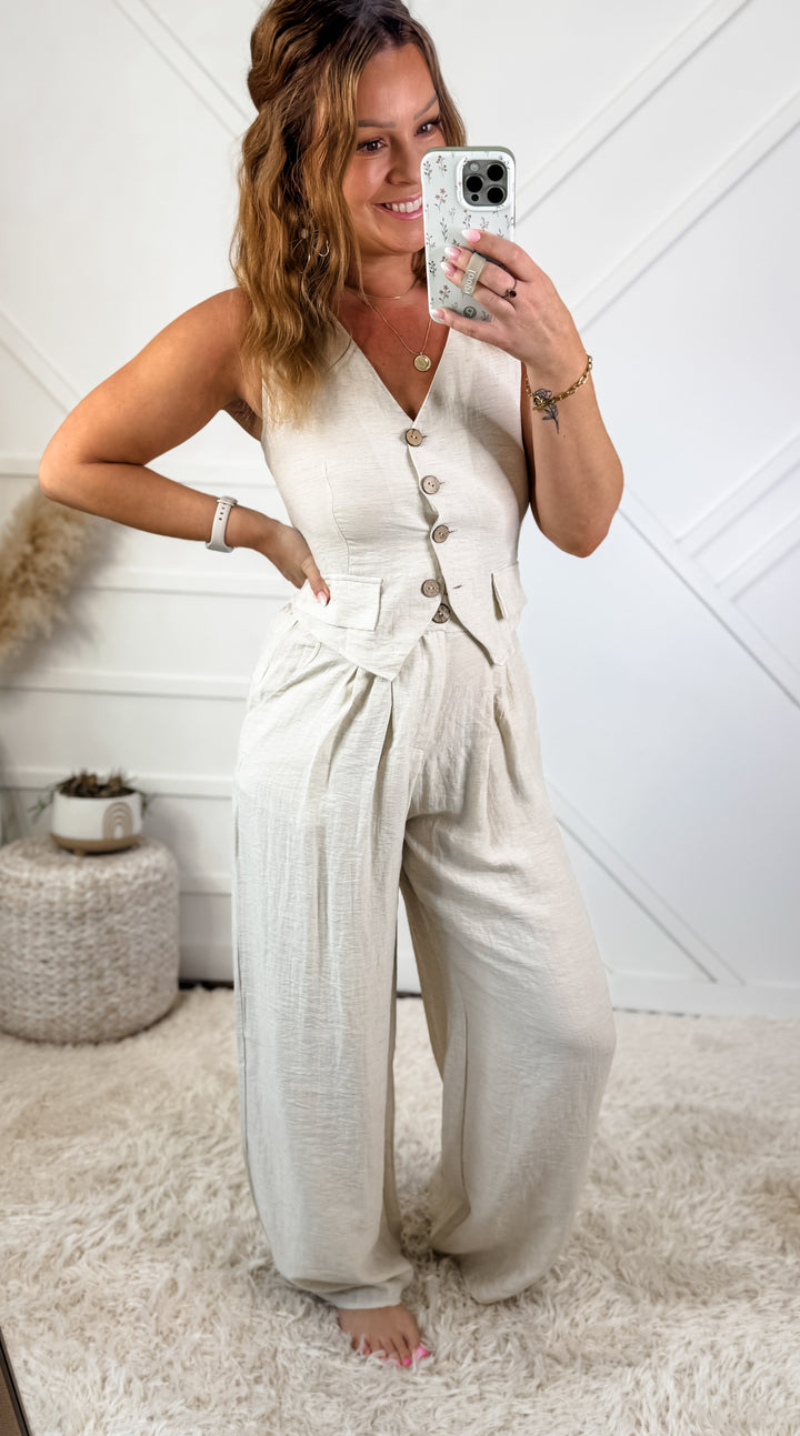 Effortless Edit Vest & Pant Set