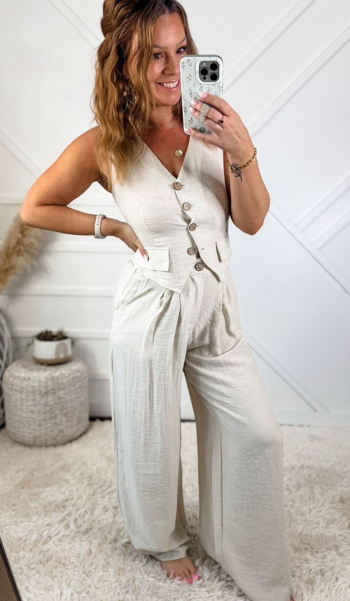 Effortless Edit Vest & Pant Set