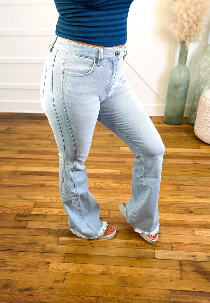 Annika High Rise Flare Kancan Jeans - Curvy