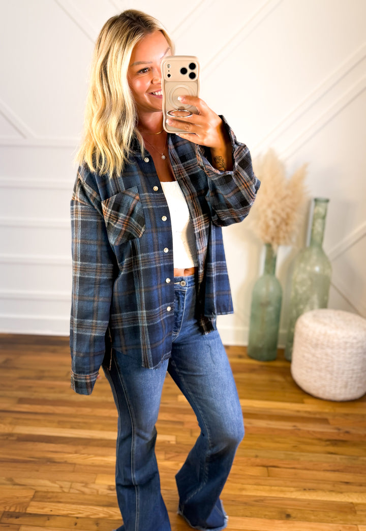 Autumn Drift Plaid Flannel