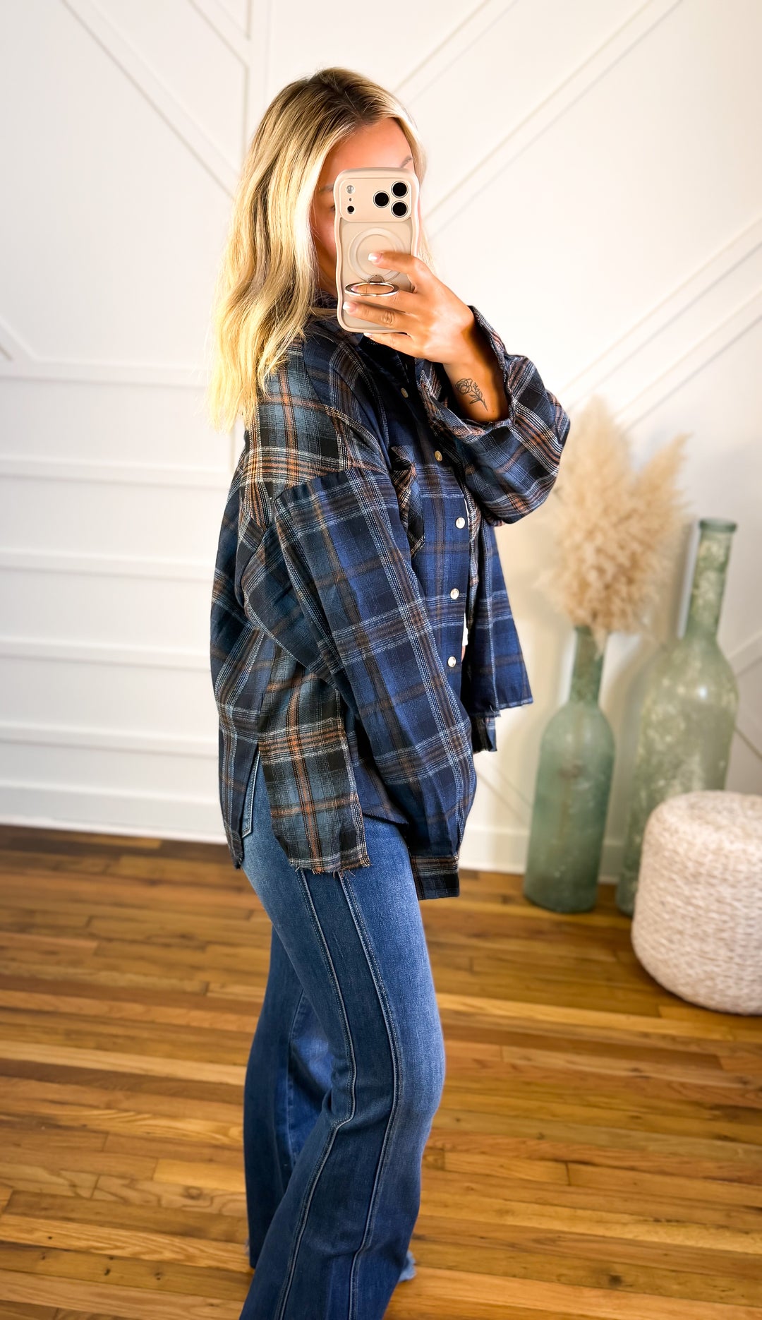 Autumn Drift Plaid Flannel