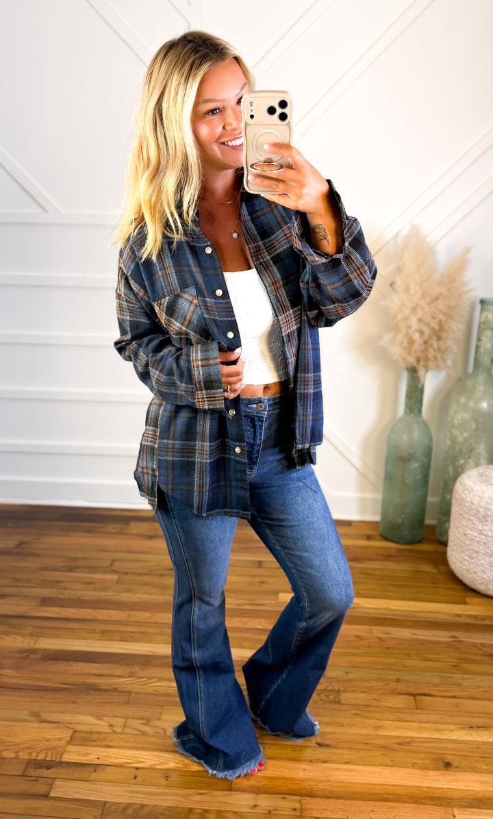 Autumn Drift Plaid Flannel