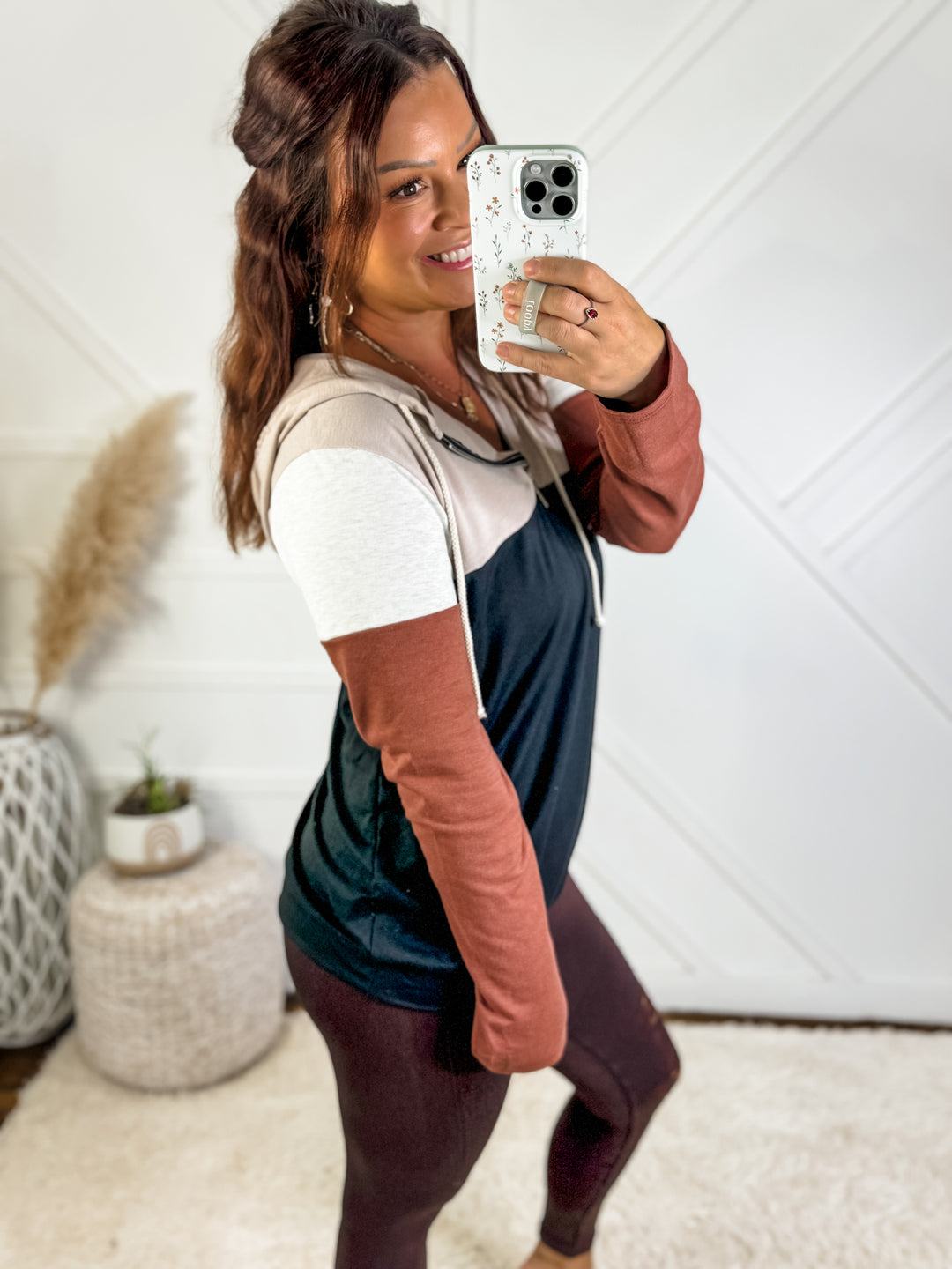 Ellie Color Block Hoodie