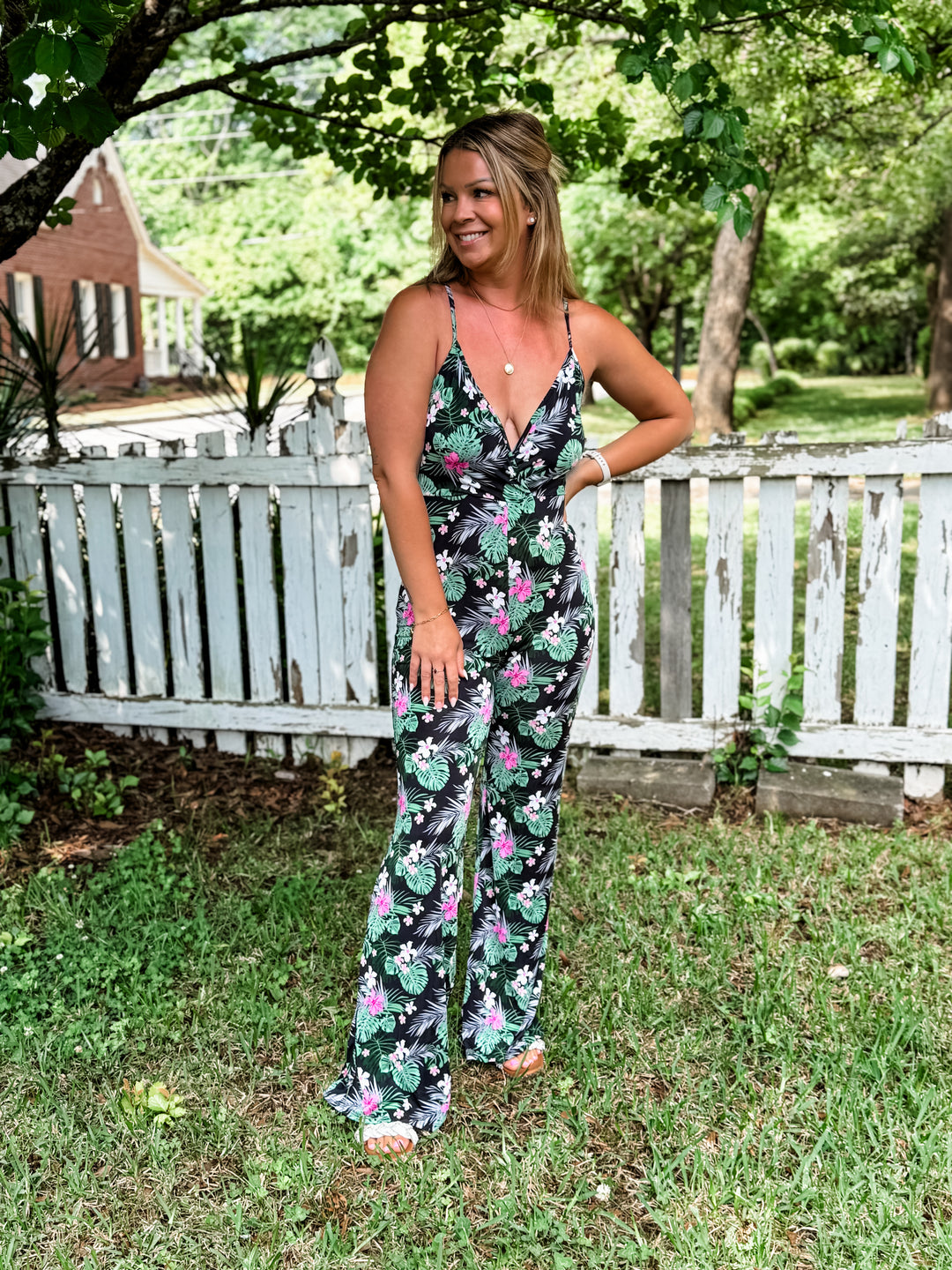 Tropics Floral Jumpsuit