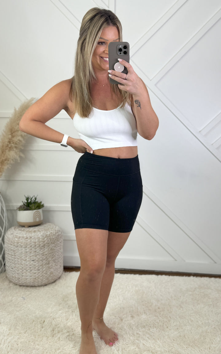 Josie 6” Biker Shorts Black
