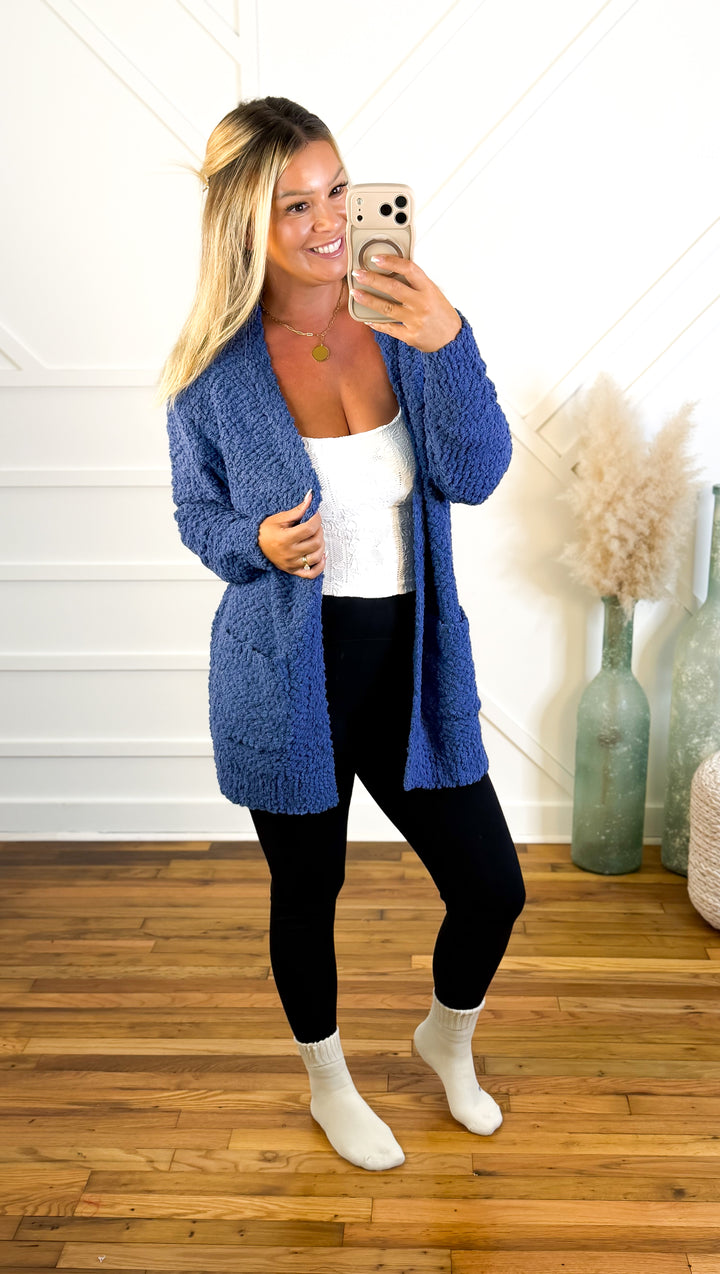 The Cozy Up Popcorn Cardigan