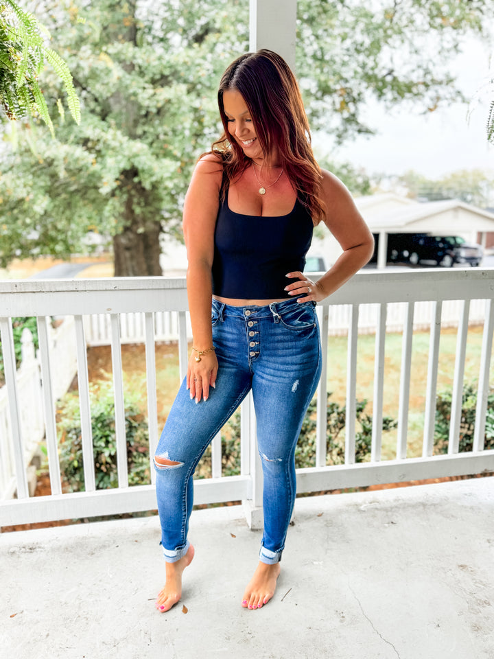 Allie High Rise Jeans by Kancan