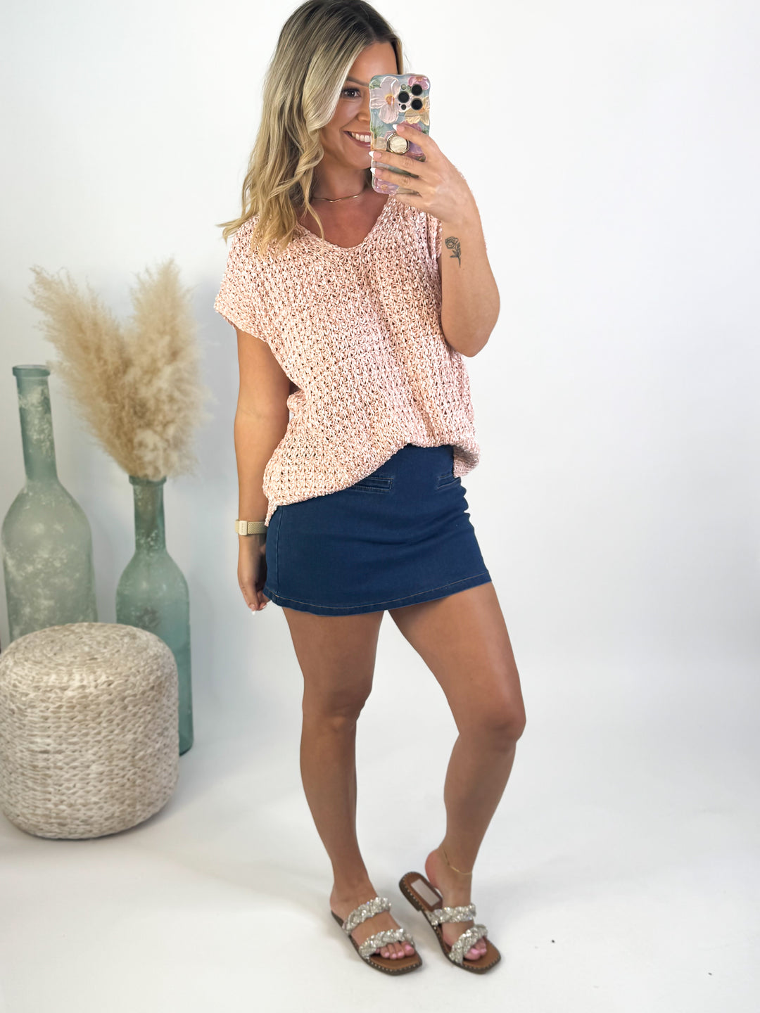 *Preorder* Blush Breeze Knit Top