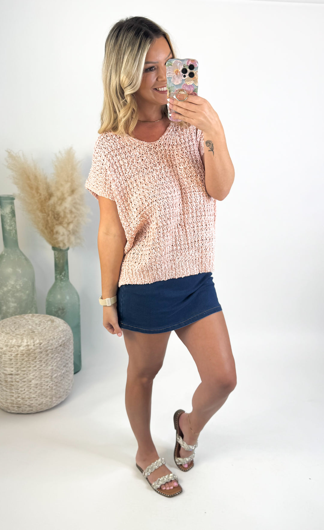 *Preorder* Blush Breeze Knit Top