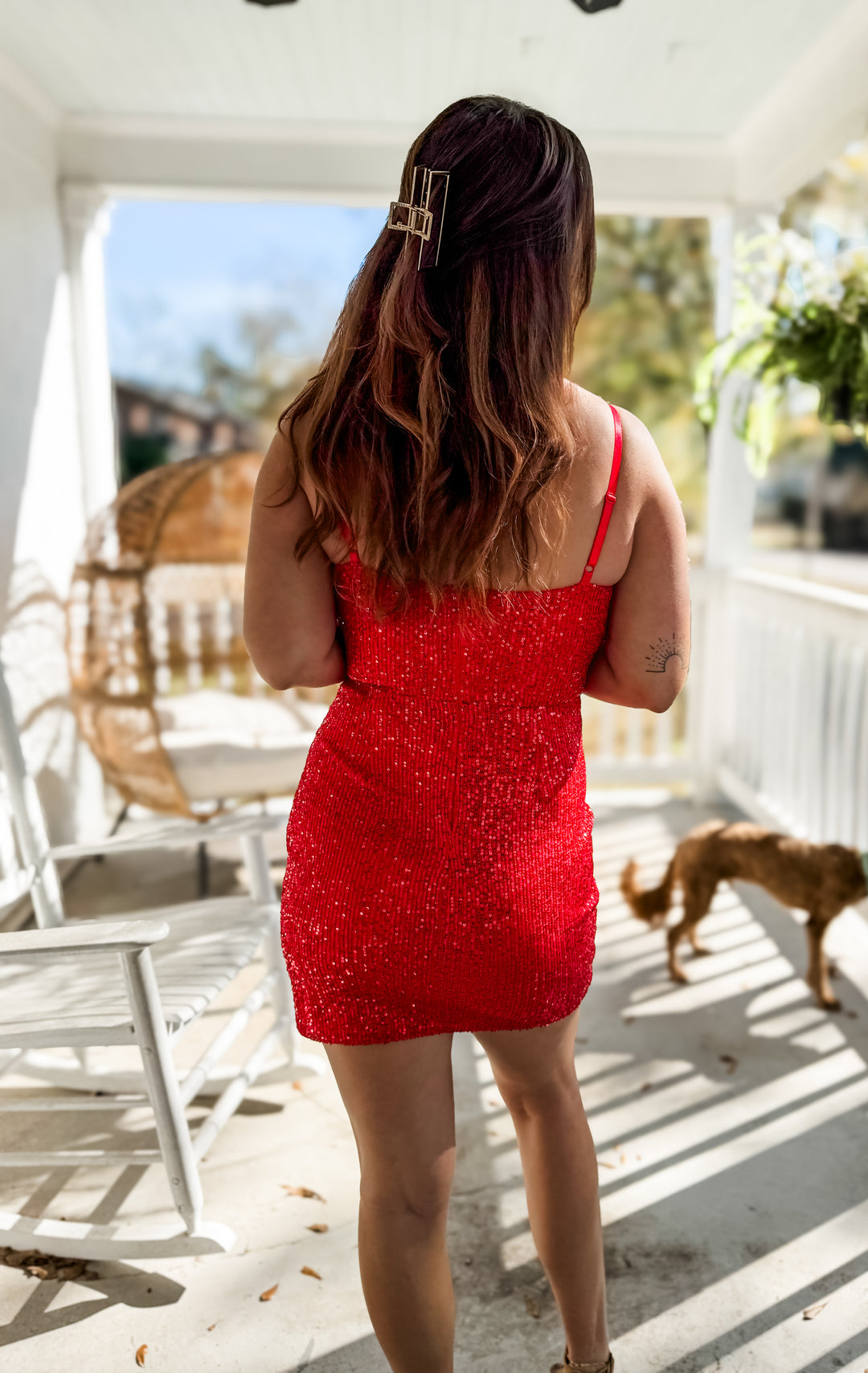 Very Merry Sequin Bodycon Dress