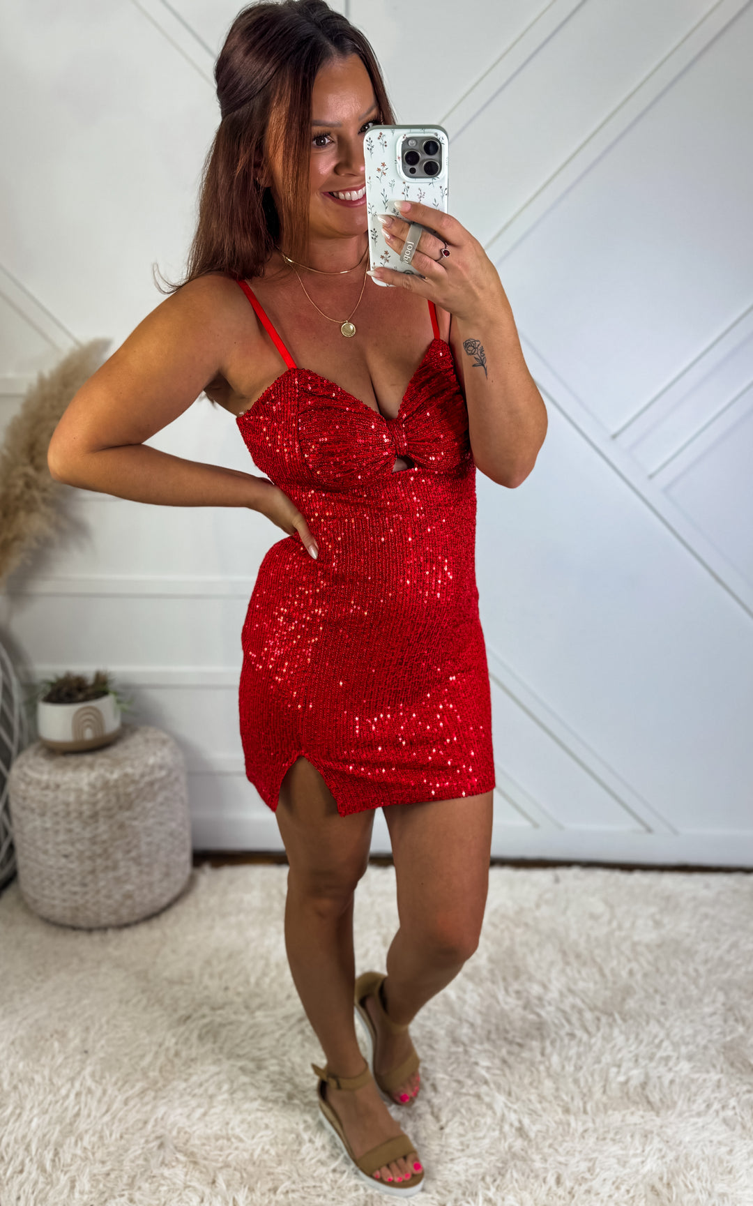 Very Merry Sequin Bodycon Dress