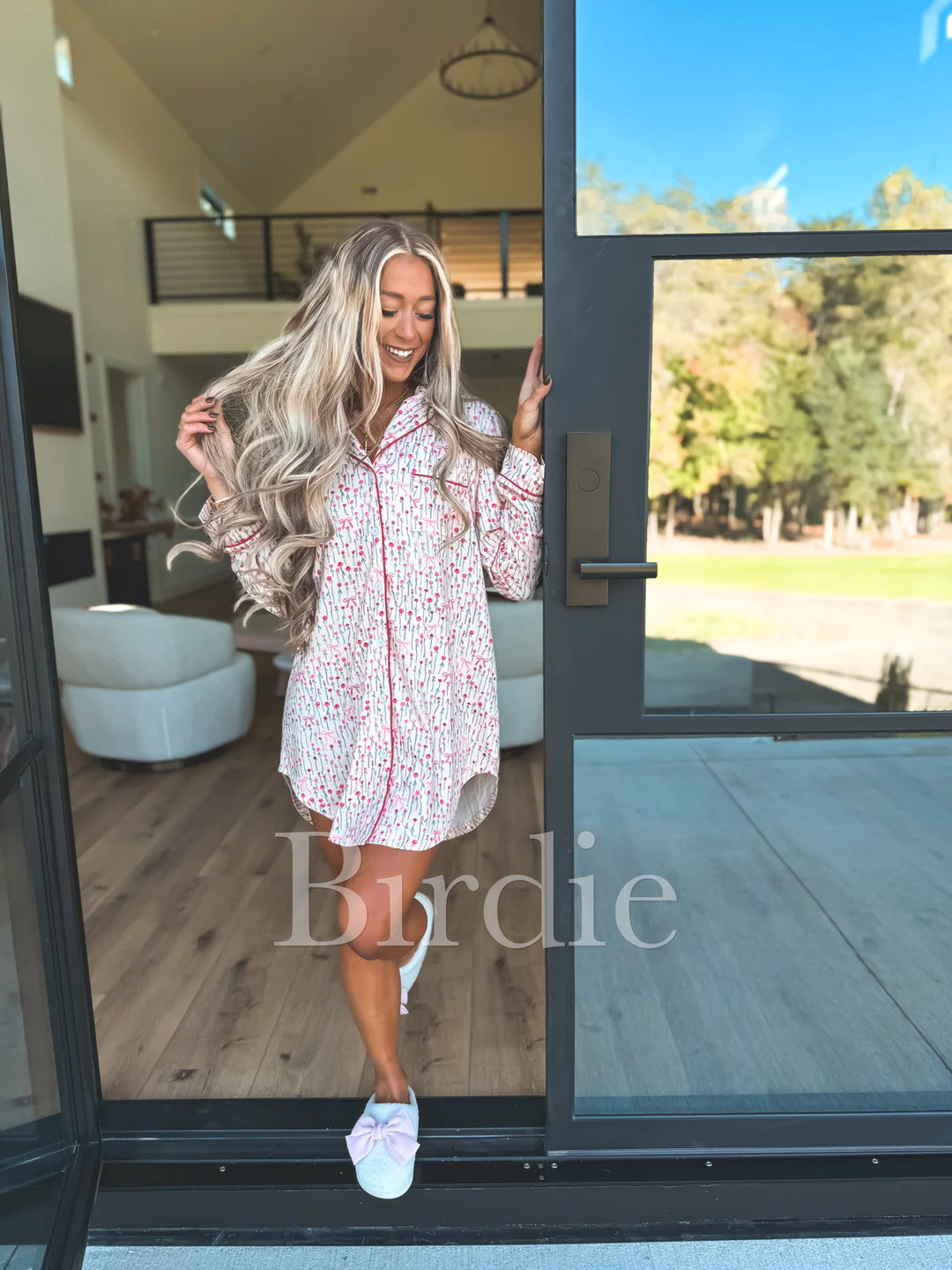 *Preorder* Spring Flowers Sleep Dress / Moomoo Birdie