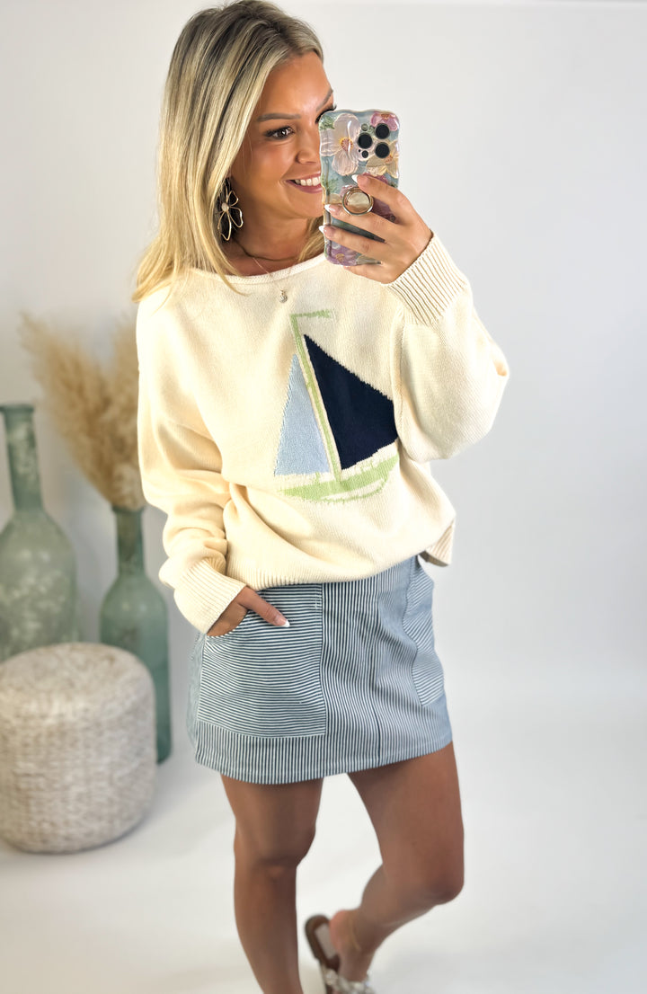 Sail Away Knit Sweater